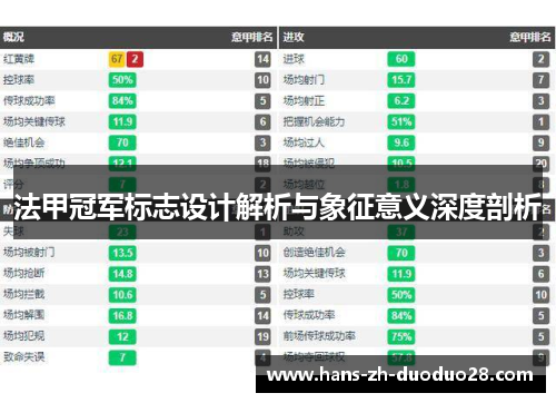 法甲冠军标志设计解析与象征意义深度剖析